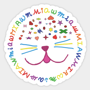 Cat Miaw Lovers Sticker